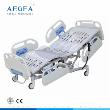 AG-BY007 5 fonctions icu quatre ABS mains courantes électrique lit médical d&#39;hôpital pour le patient